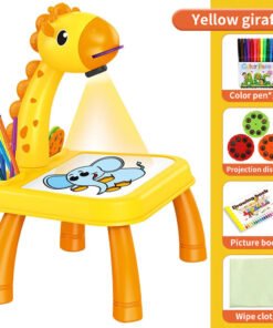 Drawing Toys Projector Reusable Draw Board Toy Education Kids Painting Board Desk Arts And Crafts