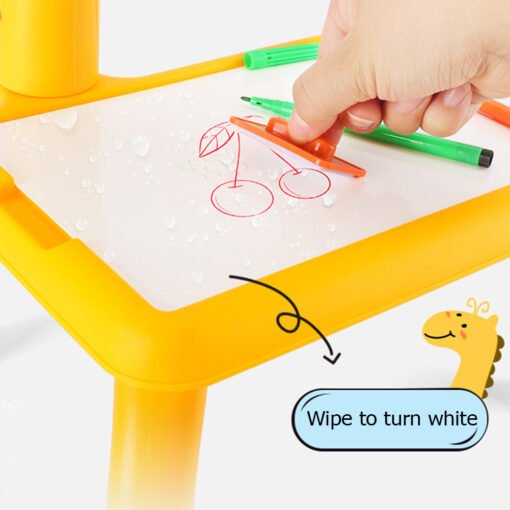 Drawing Toys Projector Reusable Draw Board Toy Education Kids Painting Board Desk Arts And Crafts